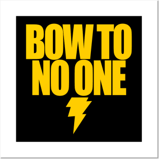 BLACK ADAM - BOW TO NO ONE 2.0 Posters and Art